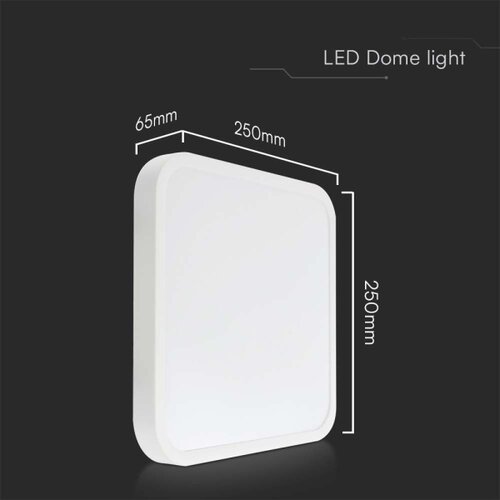  LED kupaonsko stropno svetlo LED/18W/230V IP44 6500K 25x25 cm bela Slike