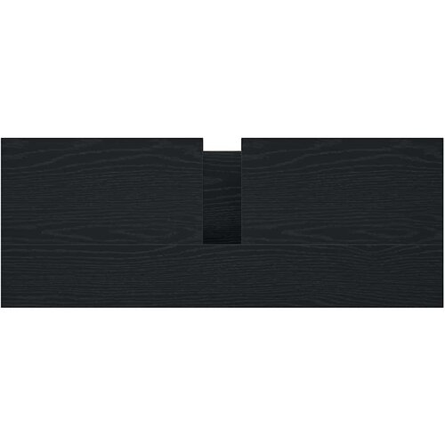  Kupaonski ormarić za umivaonik s ladicama 90x34,5x60 cm Crna Slike