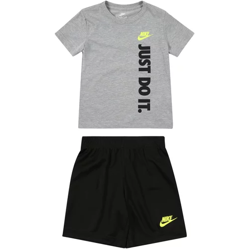 Nike Sportswear Komplet rumena / siva / črna