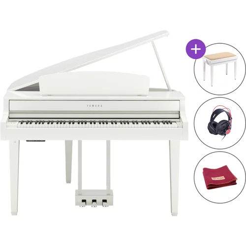 Yamaha CLP-765 GPPWH SET Polished White Digitalni piano