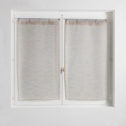 Douceur d intérieur Bež prosojne zavese v kompletu 2 ks 60x90 cm Milza – Cene