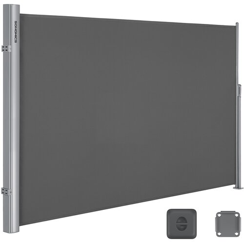 Songmics Stranski nadstre&scaron;ek 180x350 cm antracit, (5000248681) Cene