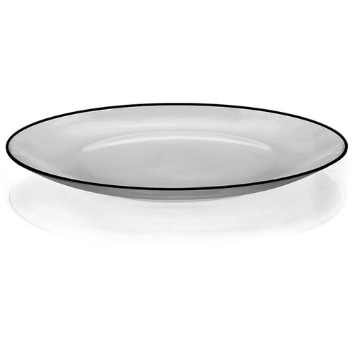 Evviva Miba podkrožnik 31cm / sivi / steklo, (21318270) Cene