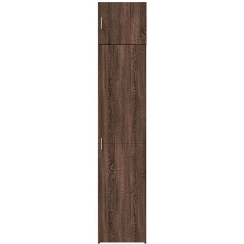vidaXL Ozka omara za shranjevanje rjavi hrast 45x42,5x225 cm inž. les Cene