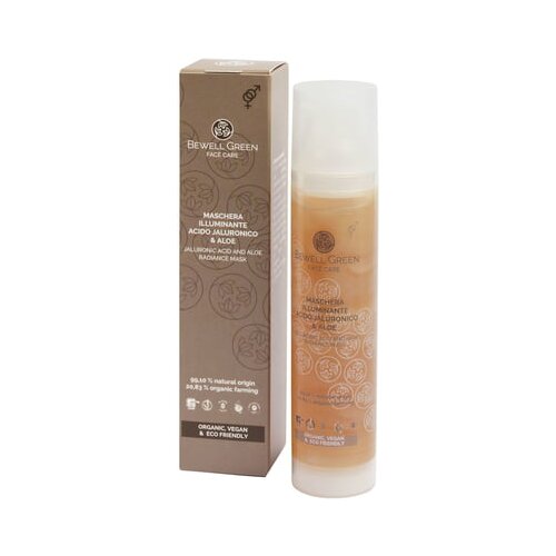 BeWell Green radiance maska s hialuronsko kislino in aloe vero Cene