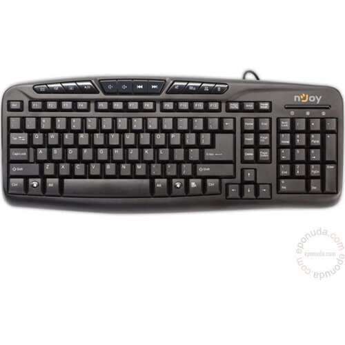 Njoy CMK110 USB US Black PHKB-CMK110-AR01B tastatura Slike