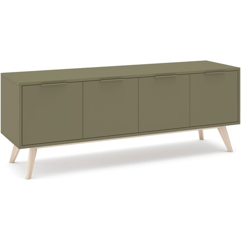Marckeric Zelena TV omarica v mat dekorju 140x53x40 cm Campus &amp;ndash; Slike