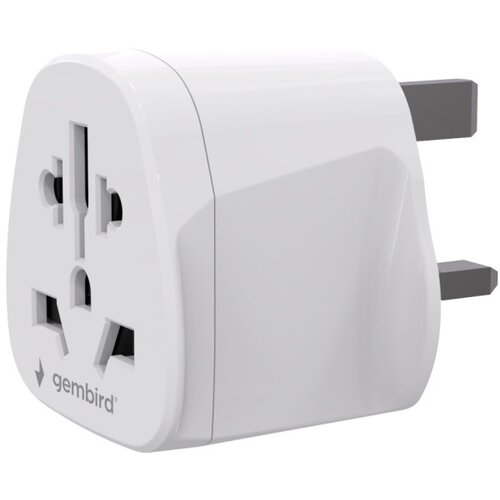 Gembird Travel adapter A-AC-UKMINTF UK suko 10A Slike