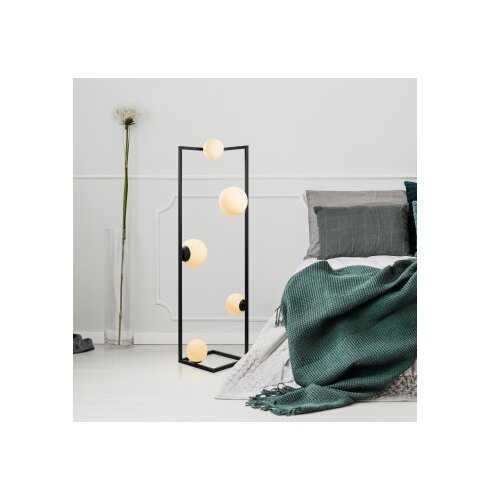 Opviq Podna Lampa Corner 13775, 35 x 35 x 157 cm, 5 S (2xE27 i 3xE14), 250 cm Kabel, Crna Cene