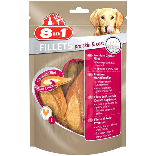 8in1 Fillets Pro Skin & Coat 80 g - Veličina S Cijene