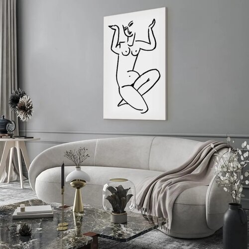  Slika - Uncertain Encouragement (1 Part) Vertical 80x120 Na talijanskom platnu Slike