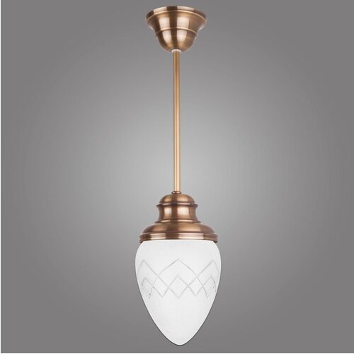  Kemar RI/1/M - Luster na štapu RINAMA 1xE27/60W/230V mesing Cene