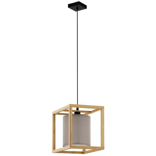 Eglo Viseća lampa GRANADOS E27 30x30 cm crna/drvo/taupe 390107 Cene