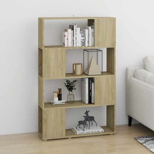  za knjige / pregrada boja hrasta 80x24x124,5 cm drveni Slike