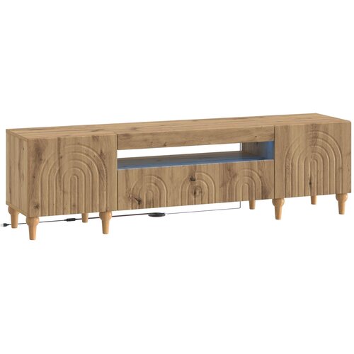  LED TV kabinet ALKMAAR Hrast artisan Konstruirano drvo Cene