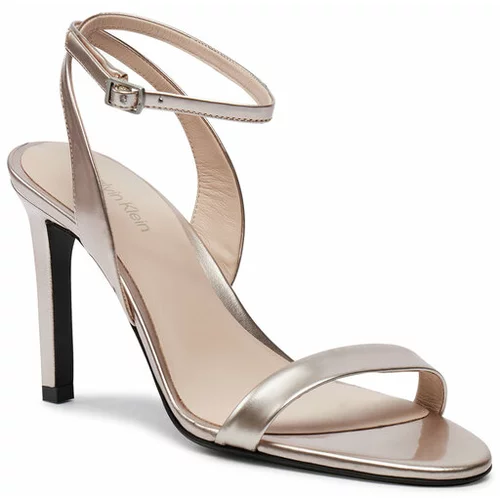 Calvin Klein Sandali Heel Sandal 90 Pearl HW0HW02026 Zlata