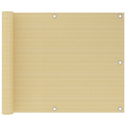 vidaXL balkonski zastor bež 75 x 300 cm HDPE Cene