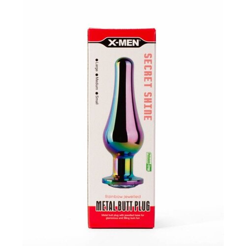 X-Men Analni Čep Secret Shine Rainbow Jewelled (l) Slike