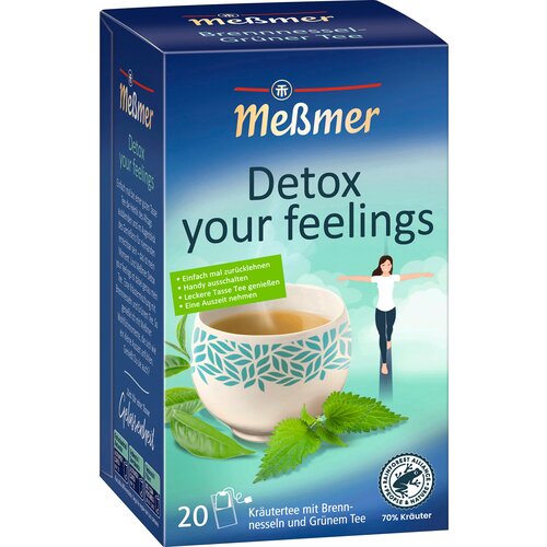 Meßmer Zeli&scaron;čni čaj - Detox your feelings - 20 čajnih vrečk Cene