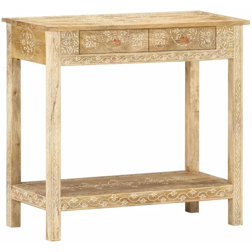  Konzolni stol 80 x 35 x 74 cm od masivnog drva manga