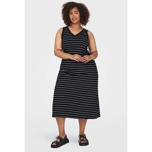 Only Carmakoma Obleka CARMay Calf Vneck Slike