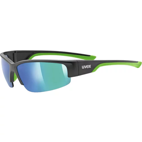 Uvex Športna sončna očala Style 215 Black Green Črna