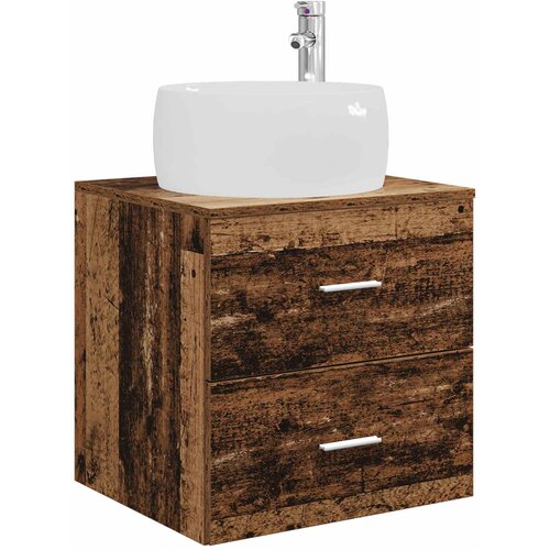 vidaXL Umivalnik s pritrditev na steno Star les 49,5 x 44,5 x 66 cm, (5000246242) Cene