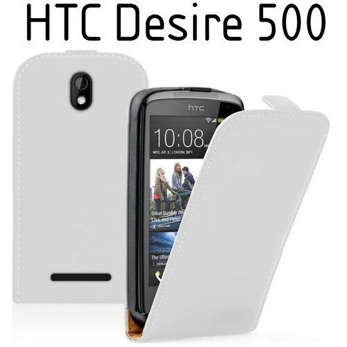  Preklopni etui / ovitek / zaščita za HTC Desire 500 - beli Cene