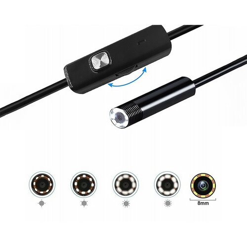  Endoskopska kamera 3.5m objektiv 8/7/5.5mm USB-C/Micro-USB LTC Cijene