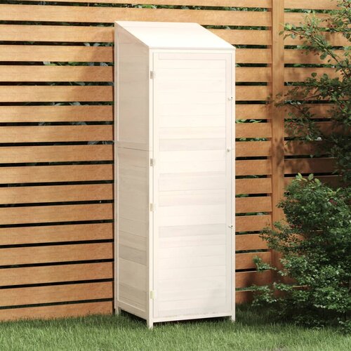 Furnova Vrtna lopa bela 55x52x174,5 cm trden les jelke, (21912736) Cene