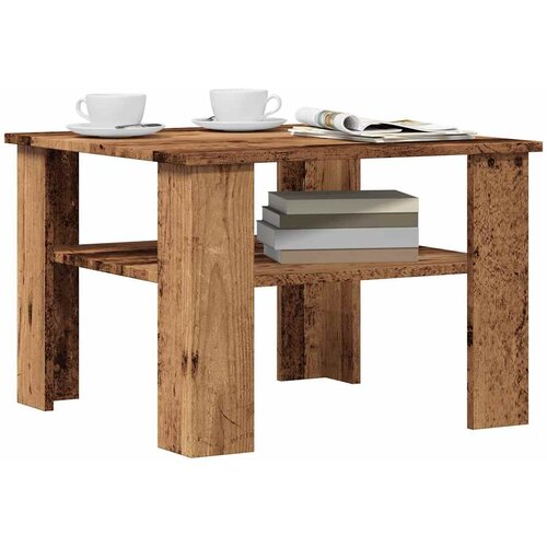  Stol za kavu staro drvo 60x60x42 cm konstruirano drvo Cene