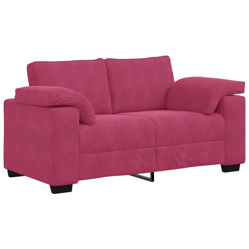  3-dijelni set sofa s jastucima, vinsko crveni bar&amp;scaron;un Slike
