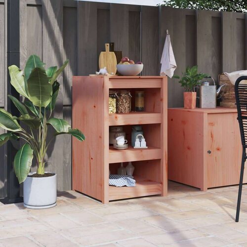 vidaXL Zunanja kuhinjska omarica 55x55x92 cm trden les douglas Cene