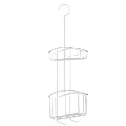 Viseća Dvostruka Polica Za Tuš Caddy 22,5X9X60Cm Inox Slike
