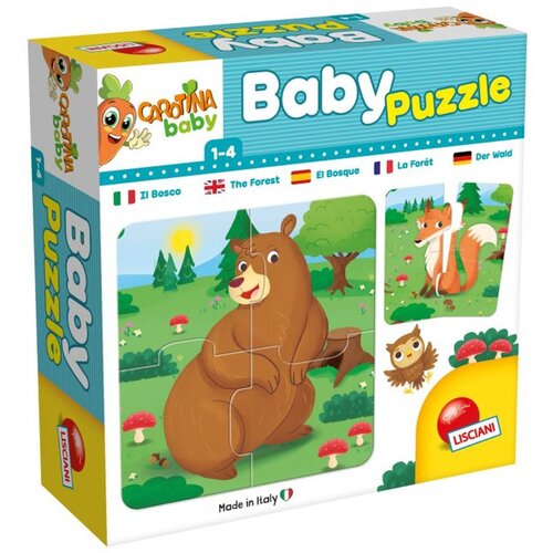 Lisciani Baby sestavljanka gozd 80076 Cene