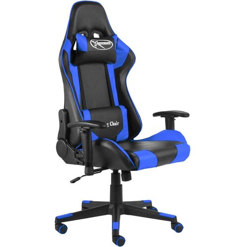 vidaXL Vrtljiv gaming stol moder PVC Cene