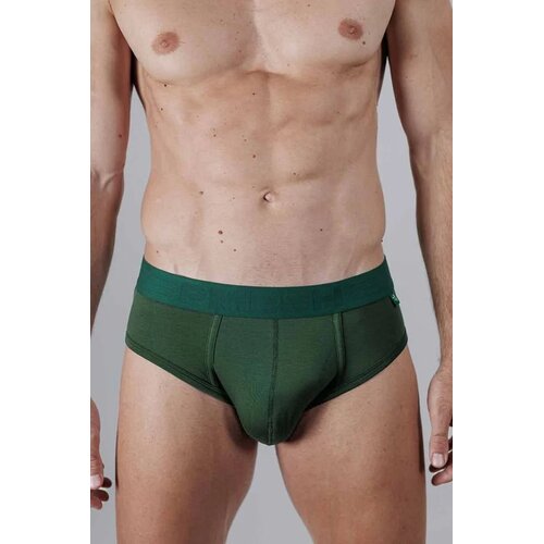 POMIRISHI BAMBOO UNDERWEAR Muške slip gaće Premium, Zelene Cene