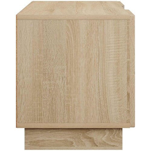  TV stalak 140 x 34,5 x 40 cm Hrast sonoma Konstruirano drvo Slike