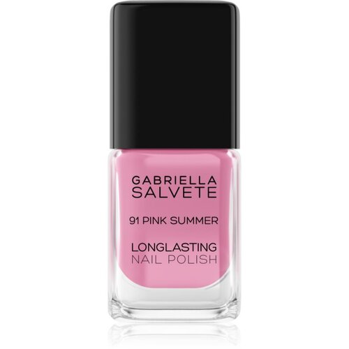 Gabriella Salvete Longlasting Enamel dolgoobstojen lak za nohte z visokim sijajem odtenek 91 Pink Summer 11 ml Slike