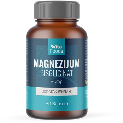 VITAFOODS Magnezijum bisglicinat 80mg Slike