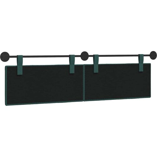  Držeće uzglavlje Zidne Tamnozelena 190 x 55 x 5 cm tkanina - Tamnozelena 180 cm bez LED Slike