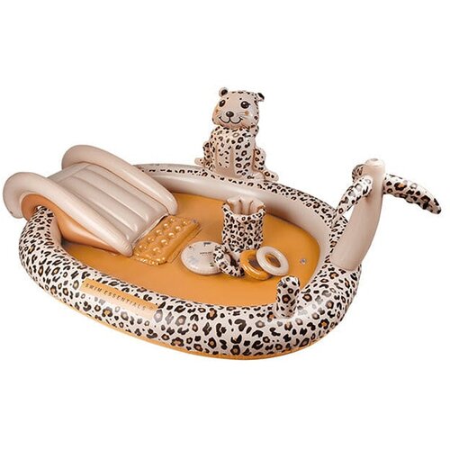 Swim Essentials Dečiji du&scaron;ek za vodu, 203x173cm, Leopard print, Krem Cene