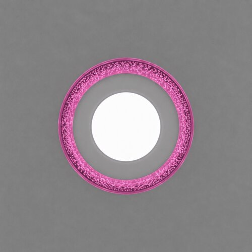  Ugradni LED panel sa kapljicama, roze, 3+3 W Slike
