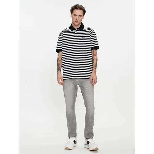 Boss Polo majica Palesstripe 50513604 Črna Regular Fit