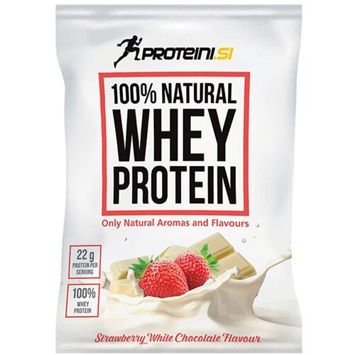Proteini.si whey protein jagoda bela čokolada 30g Cene
