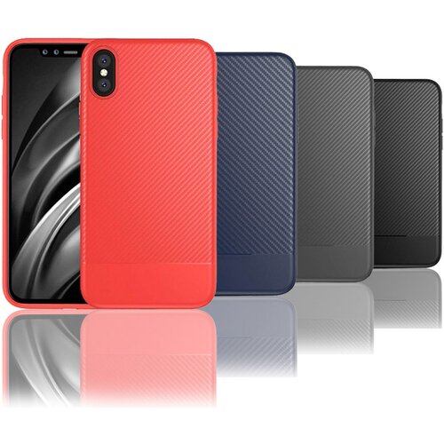  Maska za iPhone XR Semicarbon crvena Cene