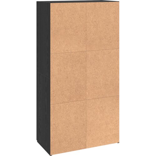 VidaXL Uredski ormar Crni hrast 60 x 32 x 115 cm Konstruirano drvo Slike