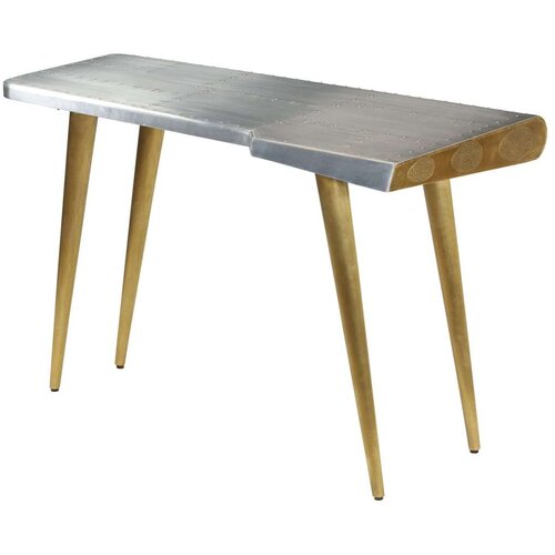 vidaXL Letalska pisalna miza starinski letalski stil 120x60x76 cm Cene