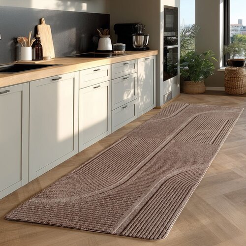 Ayyildiz Carpets Svetlo rjav pralen tekač 80x250 cm Pompei 1612 &amp;ndash; Slike