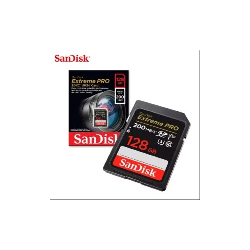 Memorijska kartica SanDisk SD 128GB Extreme PRO 200MB/s V30 UHS-I